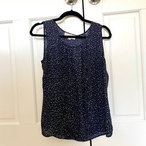 Loft sleeveless blouse